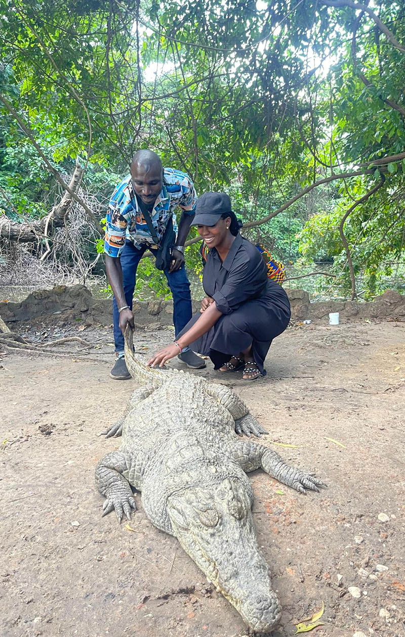 experiencia_cocodrilo Fundadora de Heritage Afrika